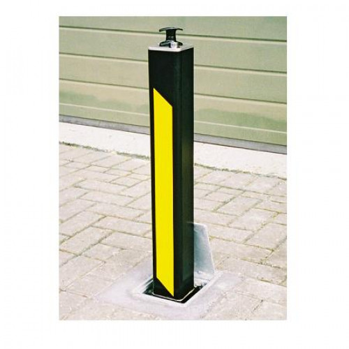 ATG Access, 912221, 90 Square Telescopic Security Bollard, Lift Assitant  - Black