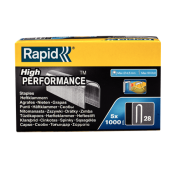 Rapid, 11891933, 28/11mm DP Galvanised Cable Staples (Bx 5x1,000)