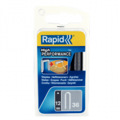 Rapid, 40109626, 36/12mm DP Galvanised Cable Staples (Bx 864)