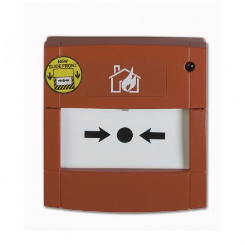 DMN700L, Manual Callpoint, Flush Mount with Break Glass and LED - Red