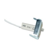 3012-N, Clip Mount Recessed Pin Plunger with Wire Leads