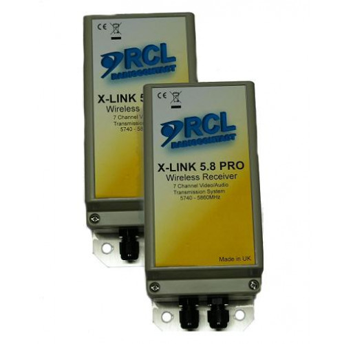 Radiocontact, X-Link 5.8 PRO/RXA, Wireless Video/Stereo Audio Receiver W/Alarm