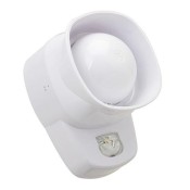 Ziton, ZPW766W, Wall Mount Weatherproof Sounder VAD - White Body, Red Flash