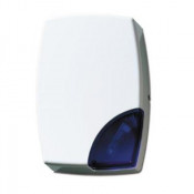 AS507, Outdoor Siren, White with Blue Strobe, Nicad Battery Backup (114dB)