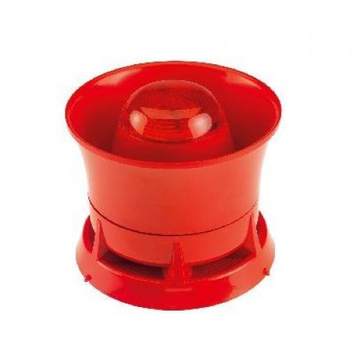 Ziton, 178001, Omnidirectional Sounder and Indicator - Red