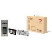 InfinitePlay (ZK271.40) IP Video 1 Button Door Entry Kit - Black Flush Mount