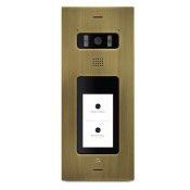 InfinitePlay (Z2001.30) Flush Mount Entrance Panel 1/4 Touch Button - Brass