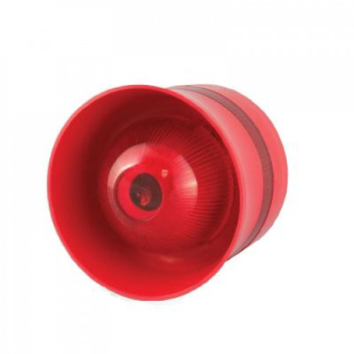CQR, FI/SO/A/WV/RD, Addressable Valkyrie Wall Sounder (Red)