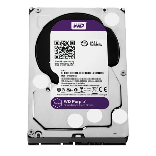 WD60PURX, Western Digital Purple Surveillance Hard Drive - 6TB