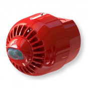Klaxon, ESC-5003, Sonos Pulse Wall Sounder Beacon DB (Red Body, White Flash)