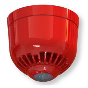 Klaxon, ESC-5007, Sonos Pulse Ceiling Sounder Beacon DB (Red Body, White Flash)