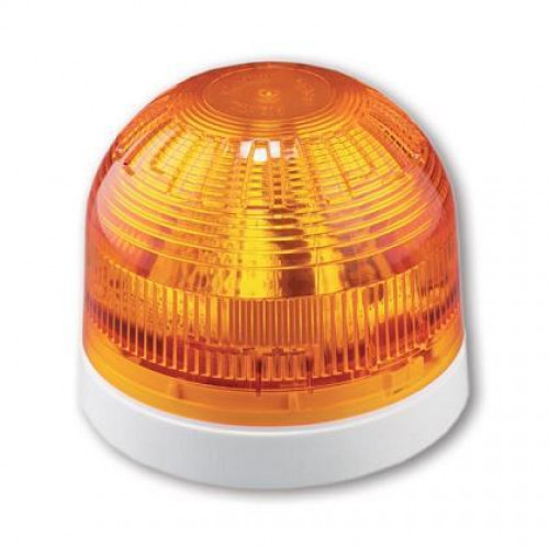 Klaxon, PSB-0036, Sonos LED Beacons Amber Lens, White Deep Base (17-60V)