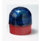 Klaxon, PSB-0063, Sonos Xenon Beacon Blue Lens, Red Deep Base (10-60V)