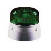 Klaxon, PSB-0118, Sonos High Power Xenon Beacon (5J) Green Lens/White Deep Base (10-60V)
