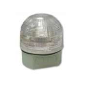 Klaxon, PSC-0052 (18-980607) Sounder LED Beacon (White Body, Clear Lens)