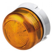 Klaxon, QBS-0043, 2W Low Profile Xenon Beacon - Amber Lens (12/24 VDC)