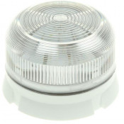 Klaxon, QBS-0045, 2W Low Profile Xenon Beacon - Clear Lens (12/24 VDC)