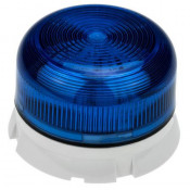 Klaxon, QBS-0048, 2W Low Profile Xenon Beacon - Blue Lens (12/24 VDC)