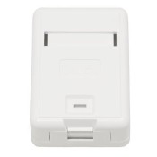 Excel Plus (100-002) Category 5e White Surface Mount Box - 1 Port