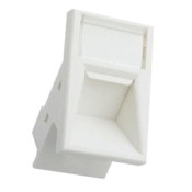 Excel (100-022) 6C Angled Keystone Shutter - White