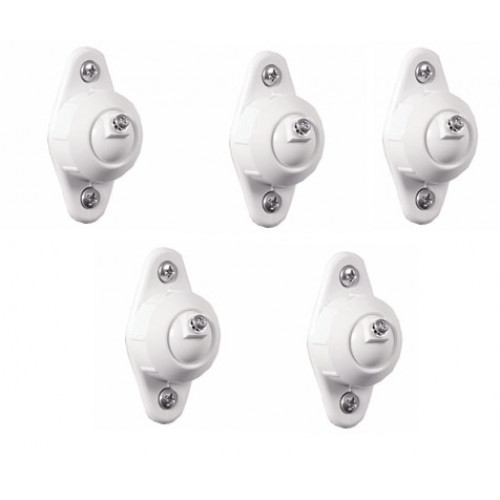 SMB10, Universal White Swivel Mount Bracket (5 PACK)