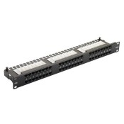 Excel (100-497) Cat 5e (UTP) Right Angle Unscreened Patch Panel 48 Port - 1U