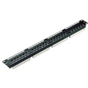 Excel (100-452) Category 5e Unscreened Patch Panel 24 Port 1U - Green