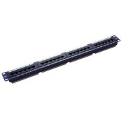 Excel Plus (100-476) Cat 5e Unscreened Patch Panel 24 Port 1U - Blue