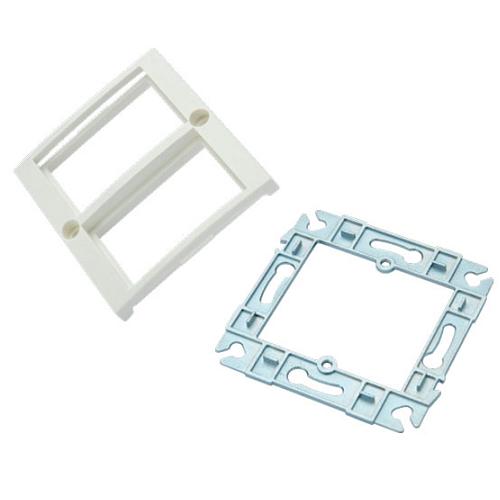 Excel (100-410) 2-Port 6C Collar and Reversable Mounting Frame