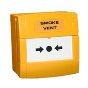 Smoke Vent (MCP1A-Y-AOV) Resettable Manual Call Point - Yellow