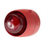 Cranford Controls, CC-511-305, VTB-32EVAD EN54-3 and 23, Shallow Base - Red Body, Red Lens