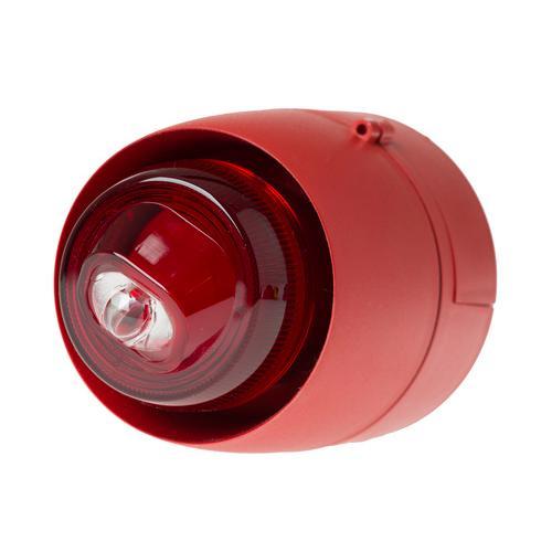 Cranford Controls, CC-512-306, VXB-1EVAD EN54-23, Deep Base - Red Body, Red Lens