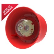 Hochiki, CHQ-WSB2-WL, Wall Sounder Beacon, Red Case White LEDs