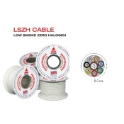 CQR 8 Core White Cable Type 1 with LSZH Sheath - 500m Reel (CAB8HF/WH/500)