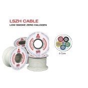 CQR 6 Core White Type 1 with LSZH Sheath - 100m Reel (CAB6HF/WH/100)