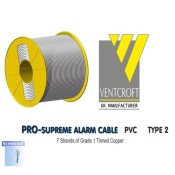 VSC-S6W, PRO-Supreme 6 Core White Type 2 PVC Screened Cable - 100m Reel