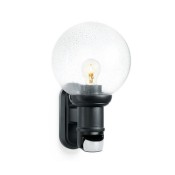 Steinel, L 560 S/B, Sensor Outdoor Light - Hand-Blown Crystal Glass - Black