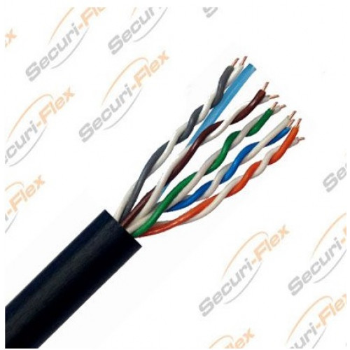 SFX CW1128 0.5mm Telephone Cable 100m, 20 Pair Black PE (SFX/CW1128-20-PE-BLK)