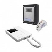 Videx, IPVK-1S, 1 Button IP kit c/w Panel and Touch Screen Videophone - Surface