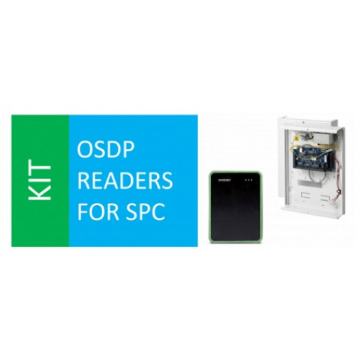 SPCP432 OSDP KIT, SPCP432 + VR10S-MF + SPC OSDP Converter