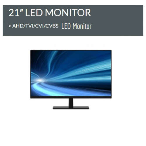 Vigilant Vision (DS215AHDA-2) 21.5" LED 1080P Mega Pixel AHD Monitor