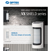 Optex (VXS-RDAM-X5(W)) 2m 90 degree outdoor dual-tech battery-powerd with antimasking, (white body color)