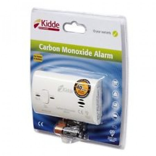 Kidde (7COC), Alkaline batteries,10-year sensor life CO Alarm (Clamshell)