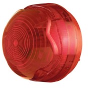8582100, FlashDome - LED Beacon, Red - Shallow Base
