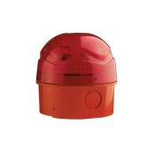 8582101, FlashDome - LED Beacon, Red - Deep Base IP66