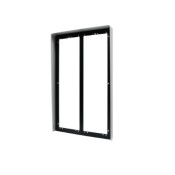 Videx, 8876, 8000 Series 6 module 2 row aluminium flush rainshield