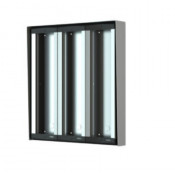 Videx, 8889/BL, 8000 Series 9 Module Surface Housing Black