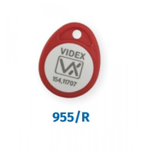 Videx, 955/R, Red Proximity Fob - ABS Plastic