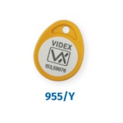 Videx, 955/Y, Yellow Proximity Fob - ABS Plastic