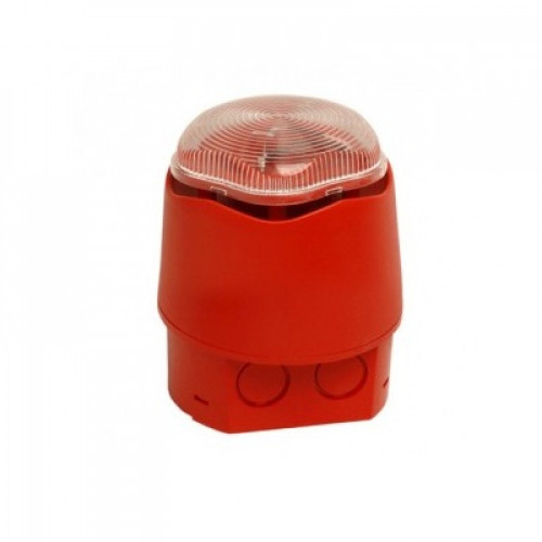 958CHL1101, Banshee Excel Lite CHL - Red with Clear Beacon, Deep Base